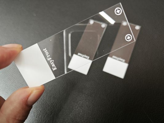 좋은 가격 초백 알루미노 실리케이트 플라이트 글라스 서브스트라트 마이크로스코프 슬라이드 1.0mm-1.2mm 두께 DOL ≥500Mpa 온라인으로